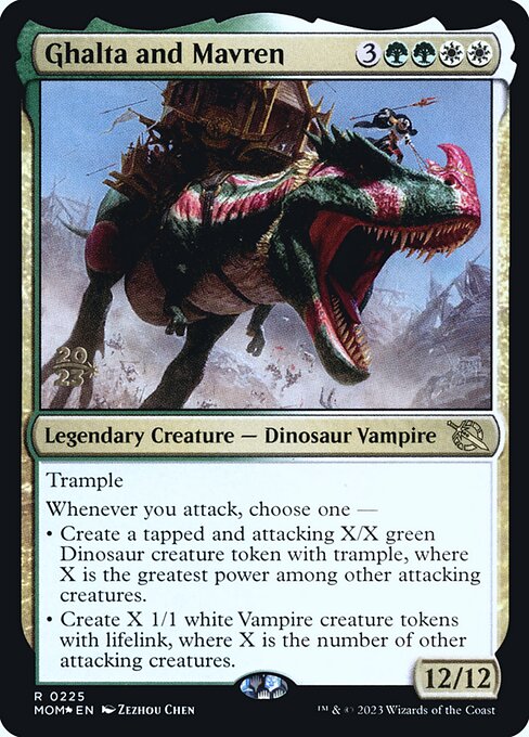 MTG ダンダーン Ghalta and Mavren (March of the Machine)